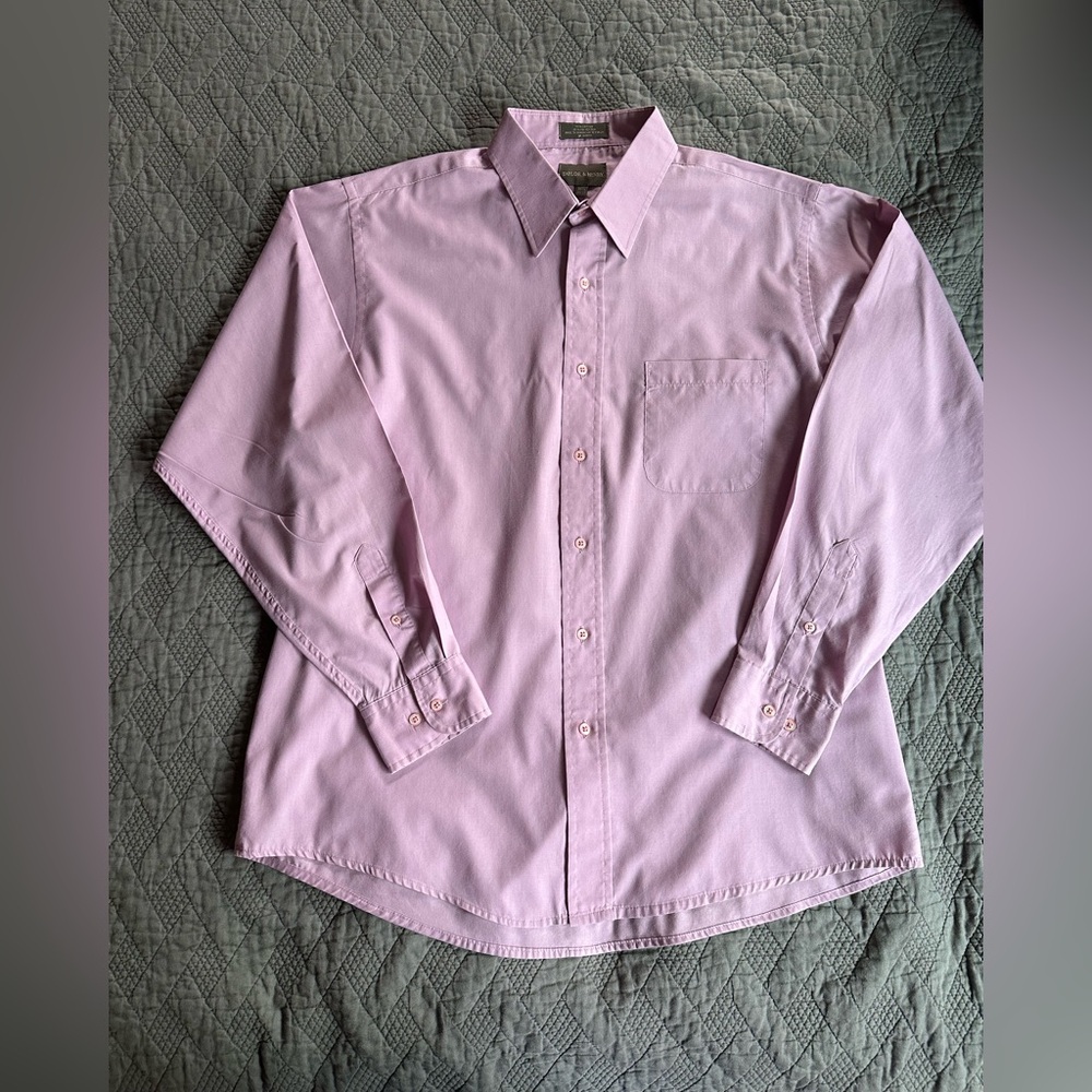 Taylor & Henry Men's Lavender Dress Shirt